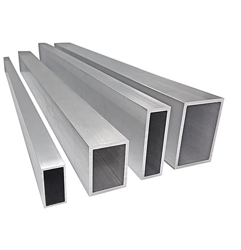 standard aluminium box section sizes